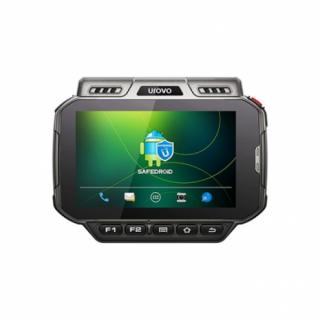 Urovo U2 alkarra rögzíthető adatgyűjtő: beépített vonalkód olvasó nélkül, kamera 8MP + vaku, kijelző 10.1 cm (4,0''), 800x480 pixel, Bluetooth, Wi-Fi, 4G (LTE), SIM kártya foglalat, GPS, NFC, 1.2 GHz, RAM: 2 GB, Flash: 16GB, Android 7.1, tartalmaz.: akkumulátor (2850mAh), tápegység, USB kábel, Alkarra rögzítő szerelék